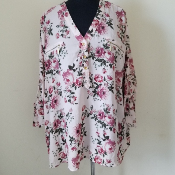 Justify Tops - Justify Tunic Blouse 1X